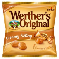 Werther\'s Original tejszínes cukorka karamellkrémmel töltve 80 g