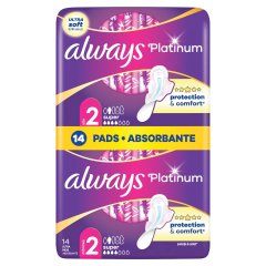 Always Platinum Super Szárnyas Egészségügyi Betét, 14 db