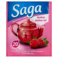 Saga málna ízű gyümölcstea 20 filter
