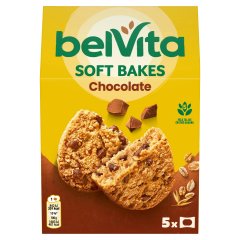 Belvita JóReggelt! Softy gabonás keksz csokoládédarabokkal 5 db 250 g