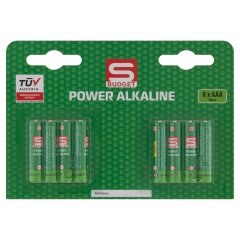 S-Budget Power alkáli elemek AAA Micro LR03 1,5 V